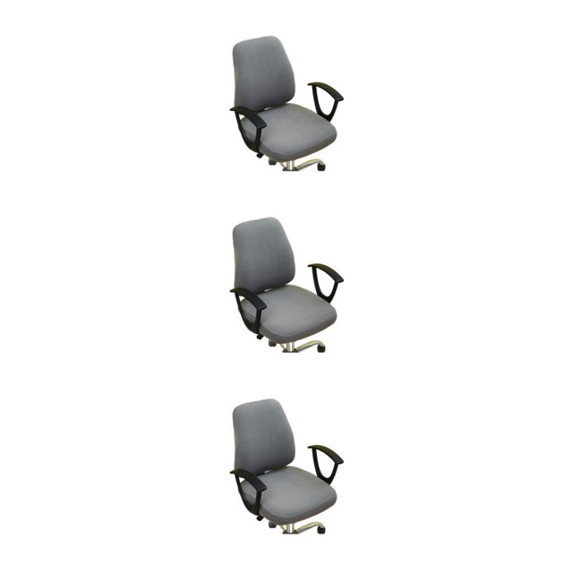 Maytalsory 1/2/3/5 2pack/lot Protective Effect Chair Covers Preserve Chair S Beauty Dustproof gray 3PCS
