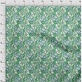 thumbnail image 4 of oneOone Cotton Poplin Twill Green Fabric Abstract Craft Projects Decor Fabric Printed By The Yard 56 Inch Wide, 4 of 5