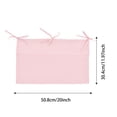 thumbnail image 2 of Home Textile Storage Baby Bedside Organizer for Crib Playpen Accessories Hanging Canvas Pocket Book Storage Caddy Attachment, 2 of 7