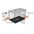 thumbnail image 4 of Precision Pet ProValu Indoor & Outdoor Double Door Wire Kennel Dog Crate, 4 of 9