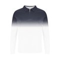 thumbnail image 5 of Pisexur Chandails en Molleton pour Hommes à Manches Longues, Chandail à Col Rabattu, Mode Décontractée, Patchwork de Couleurs Surdimensionné, Chandail-Over, Fermeture Éclair Quart, Chemises de Gym Athlétiques, Chandail en Molleton Grande Taille M-6TG, 5 of 5