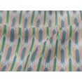 thumbnail image 3 of oneOone Viscose Jersey Fabric Ikat Style Stripe Print Sewing Fabric BTY 60 Inch Wide, 3 of 4