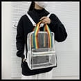 thumbnail image 4 of Dvkptbk Storage Clear Backpack Heavy Duty Pvc Transparent Backpack Large School Book Bag Home Essentials, 4 of 6