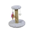 thumbnail image 2 of Milaget Cat Scratching Post Scratch Post Premium Sisal Rope Scratcher Kitten Cat Round Gray, 2 of 9