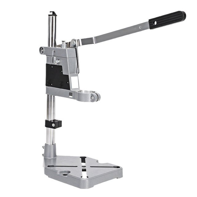 Support de Perceuse en Aluminium pour Banc, Base de Perceuse Électrique à Tête Unique, Support de Perceuse, Accessoires pour Meuleuse Électrique pour Menuiserie
