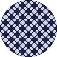 thumbnail image 1 of Ahgly Company Tapis Rond Lavable en Machine Intérieur Transitionnel Bleu Nuit, 7 Pieds Rond, 1 of 7