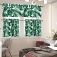 thumbnail image 3 of Monstera Kitchen Curtains and Valances Set,3 Piece Small Window Valance Sets Treatment Drapes for Kitchen, Bedroom, Living & Dining Room by Achim Home Decoration, 3 of 5