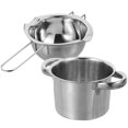 thumbnail image 2 of 1 Ensemble de Casseroles en Acier Inoxydable à Double Chauffe-Plat pour Faire Fondre le Chocolat, Casserole pour Chauffer le Beurre, 2 of 9