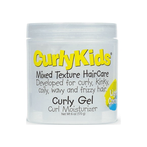 CURLYKIDS Soins Capillaires Mixtes CURLY GEL Hydratant 6oz (Lot de 2)
