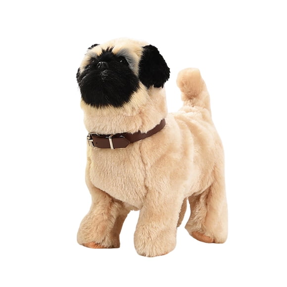 Interactive Dog Toy for Kids – Walks, Barks, Wags Tail and Plays Music with Touch Sensing, Soft Fabric Construction, Requires Batteries
