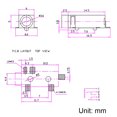 thumbnail image 4 of Unique Bargains 3.5 mm Audio Jack Connector PCB Mount Female Socket 5 Pin PJ-328 10pcs, 4 of 4