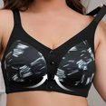 thumbnail image 2 of Posijego Plus Size Everyday Bra for Women Wireless Front Closure Bra Full Coverage Push-Up Support Bras, 2 of 7