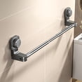 thumbnail image 1 of Dpityserensio Towel Rack Suction Cup Strong Punch-free Bathroom Towel Rack Wall Hanging Bathroom Shelf, 1 of 3
