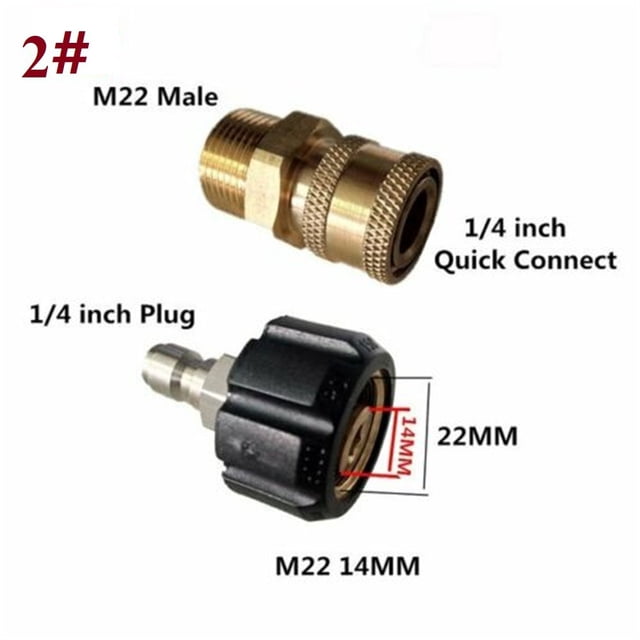Bgsha M22 Rondelle Adaptateur Pivotant Ensemble 14mm 15mm Raccordement Rapide à 1/4“ 3/8“ Accessoire