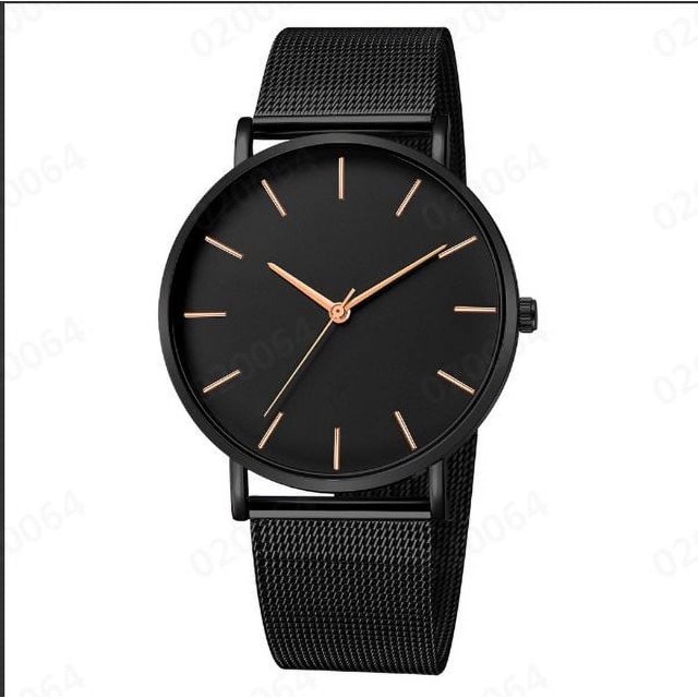 WIFKLSIIPG Montre-Bracelet Analogique en Acier Inoxydable Mode Hommes Sport Militaire Date Quartz