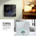 thumbnail image 3 of Air Conditioning Controller 2 Pipe Air Conditioning Control Panel Touch Screen Digital Display Central HVAC Controller 5+2 6 Periods Programmable WiFi Thermostat for Home, 3 of 7