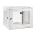 thumbnail image 1 of Tripp Lite Wallmount Rack Enclosure Cabinet 9U Switch Depth Deep White - Rack enclosure cabinet - wall mountable - white - 9U, 1 of 11