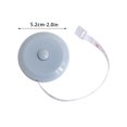 thumbnail image 2 of Yhmxh Gifts for Women & Men,Home Essentials Mini Small Tape Measure Portable Student Meter Ruler Soft Ruler Tape Measure Three Circumferences Legs Waist Chest Measurement Clothes Ruler Meter Ruler, 2 of 3