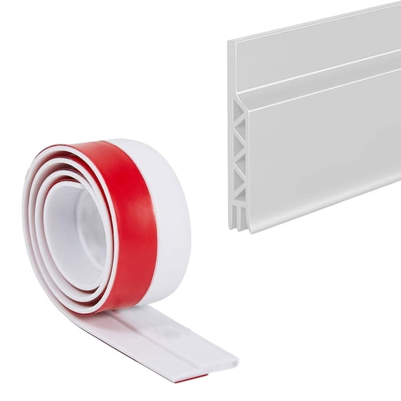 TopLLC Joints de Porte en Silicone à Haute Densité Rouleaux de Ruban Isolant pour Cadres de Porte Isolants Fenêtres Climatiseurs Bandes Auto-Adhésives Étanches Bandes Résistantes aux Intempéries Volume Entier 39 Po