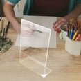 thumbnail image 2 of Shisuyan Writing Slant Board Acrylic Slant Board Transparent Drawing Slant Board Desktop Painting Board Rack, 2 of 8