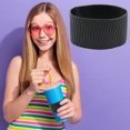 thumbnail image 4 of RXIRUCGD Étui en Silicones pour Tasses Réutilisable Résistant à la Chaleur Étui Protecteur pour Tasse Étui en Silicone pour Verres Isolés Bouteille de Protection, 4 of 5