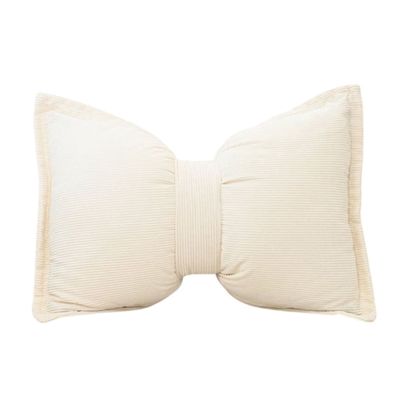 Gifts for Mothers Day Cotton and Linen Pillow Solid Color Sofa Pillow Cushion Two-Purpose Bow Pillow Lumbar Pillow 19.6X11.8 Inches Mother's Day Gift Mother to Be Mothers Day Gifts