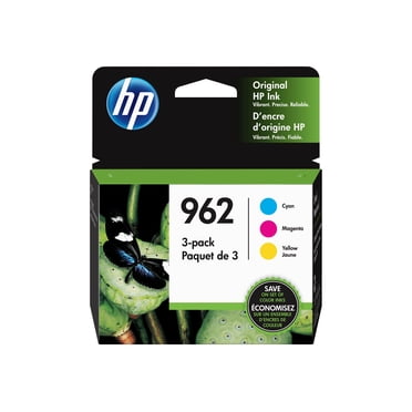 HP 962 3-pack Cyan/Magenta/Yellow Original Ink Cartridges (3YP00AN)