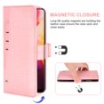 thumbnail image 3 of OnePlus 6 Case, iCoverCase Genuine Leather Wallet Case Slim Fit Folio Book Design with Stand and Card Slots Flip Case Cover for OnePlus 6 (Pink), 3 of 5