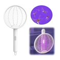 thumbnail image 3 of Innovative Four In One Foldable Electric Swatter Rechargeable Light Wave Trap And Extermination Lamp Household Wall Mounted Swatter, 3 of 6