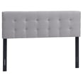 thumbnail image 1 of Costway Full/Queen Size Headboard Linen Fabric Upholstered Button Tufted Solid Wood Leg, 1 of 10
