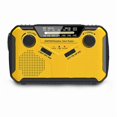 thumbnail image 2 of Bathroom Radio and Speaker Portable Radio, Hand Crank/Battery and Mains/Solar Transistor Radio, Weather Radio Emergency Device with LED Flashlight and, 2 of 4