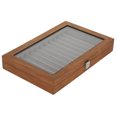 thumbnail image 4 of Loewten Wooden Fountain Pen Display Case Organizer Walnut Wood Storage Gift Box For 12 Pens Display,Pen Organizer,Pen Display Box, 4 of 8