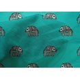 thumbnail image 4 of oneOone Cotton Silk Fabric Elephant Block Decor Fabric Printed BTY 42 Inch Wide, 4 of 4
