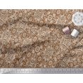 thumbnail image 2 of Soimoi Rayon Fabric Floral & Moroccan Damask Print Sewing Fabric Yard 56 Inch Wide, 2 of 3