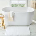 thumbnail image 2 of Better Homes & Gardens Ultra Soft Polyester Bath Rug, 20X34, Arctic White, 2 of 5