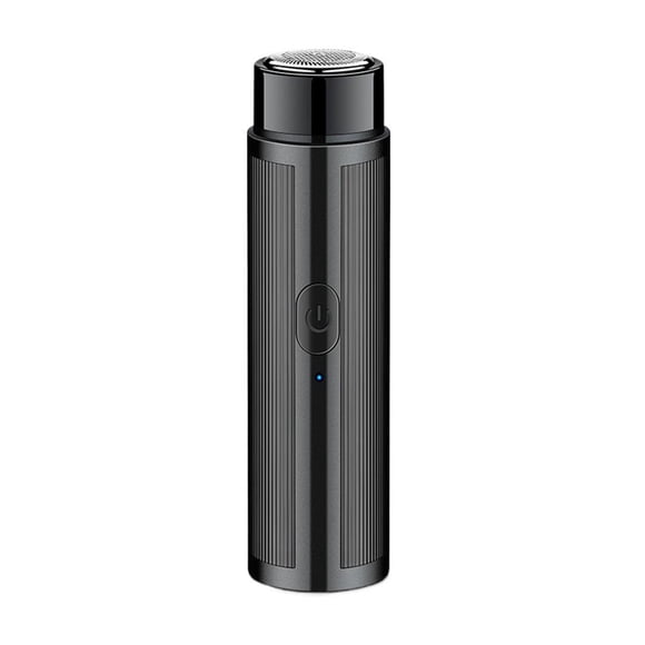 Mini Electric Shaver Portable USB Rechargeable Men’s Grooming Kit with LED Display & Double Foil Head