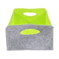 thumbnail image 1 of Ruiboury Multi Storage Baskets Organizer For Cables Toys Collapsible For Easy Gray+green 30x24x15cm 5Set, 1 of 6