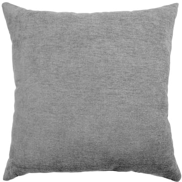 Coussin décoratif Mainstays, chenille, 20 x 20 po, gris, paquet de 2