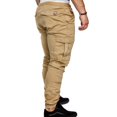 thumbnail image 4 of Men Slim Fit Jogger Cargo Pants Casual Outdoor Sweatpants with Pockets, 4 of 5