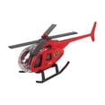 thumbnail image 3 of 1/64 Diecast Alloy Helicopter Party Favor Desktop Decor Collection Aircraft red, 3 of 8