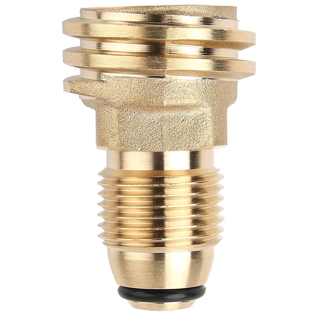 Propane Tank Adapter Converts POL to QCC1 Brass Propane Hose Adapter for All 1LB Propane BBQ Cylinders