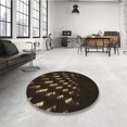 thumbnail image 4 of Ahgly Company Machine Washable Indoor Rectangle Transitional Night Black Area Rugs, 6' x 9', 4 of 7