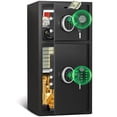 thumbnail image 1 of Opentiny 6.0 Cu ft Large Safe Box Fireproof, Biological Fingerprint Home Safe with Deposit Slot & Dual Alarm System, Money Safe With Mute Function and LED Light, Security Box for Money Valuables, 1 of 9
