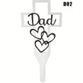 thumbnail image 1 of Metal Cross Stake Hollow Outdoor Decoration Creative Relatives Cemetery Ornament Easy Installation New, 1 of 2