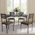 thumbnail image 2 of Dining Table for 4, Small Table and Chairs Set of 4, Dinette Set for4, 5 Piece Kitchen & Dining Room Sets for Small Space, 2 of 7