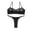 Black, variant on Ketyyh-chn99 Panty and Bra Set Women's Comfort Bralette Seamless Underwear Plus Size Seamless Comfort No Underwire Bra 2030 Red,S