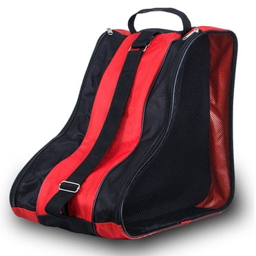 PENGXIANG Kids Roller Skate Bag Children Ice Skate Bag Triangle Inline Skate Bag Oxford Cloth Skate Shoes Carry Case Waterproof Skate Tote with Adjustable Shoulder Strap