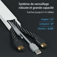 thumbnail image 3 of GlobalTone - Wall Mount Wire Cover Kit, 150 Inch Length, Paintable, Matte White, 3 of 9