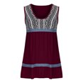 thumbnail image 4 of LSLJS Débardeurs pour Femmes Gilet Imprimé Mode pour Femmes Col Rond Ample Sans Manches T-Shirt Chandail Hauts Blouse, 4 of 6