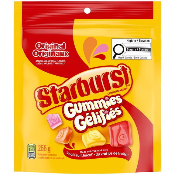 STARBURST, Originaux, bonbons gélifiés, 255 g